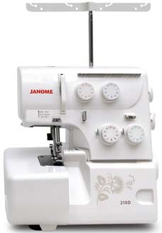 Бытовой оверлок JANOME 210D | Бытовые швейные машины